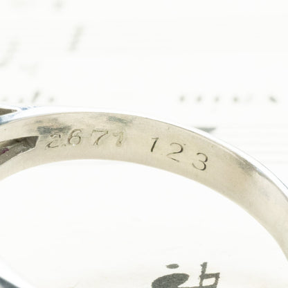 ロイヤルブルーサファイア ダイヤモンド リング Pt900 昭和レトロ ヴィンテージジュエリー 2.671ct D1.23ct サファイヤ 指輪 OKR00193