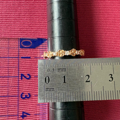 K18 薔薇モチーフ ダイヤモンドリング フラワーローズ デザイン   レトロジュエリー プリンセス クラシカル  MOR00724