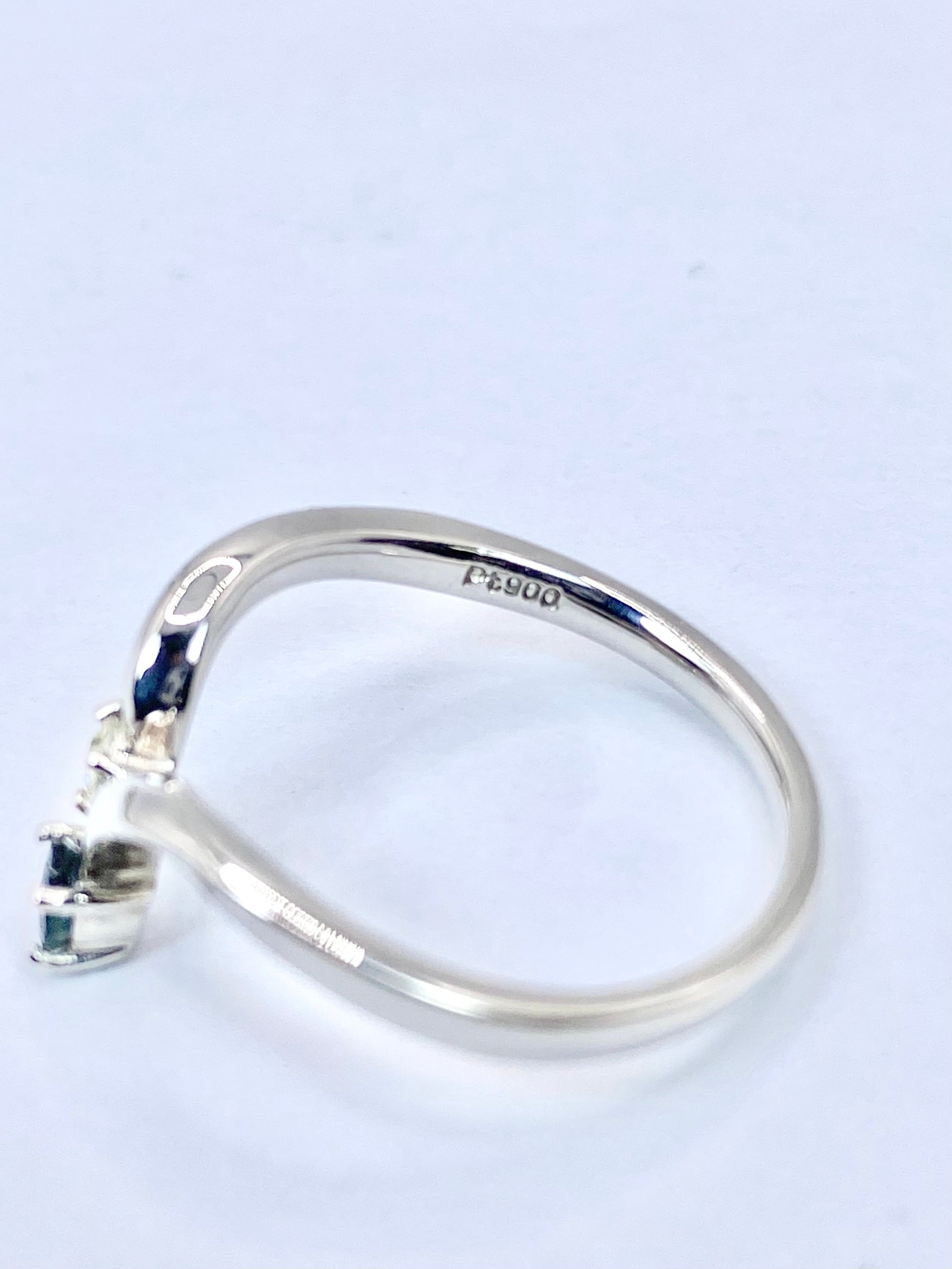アレキサンドライト 0.144ct ダイヤモンド 0.05 Pt900 リング 10号リフレッシュメント新品仕上げ・補修・洗浄等済3日以内返品可※カード/キャリア決済の場合 11枚目