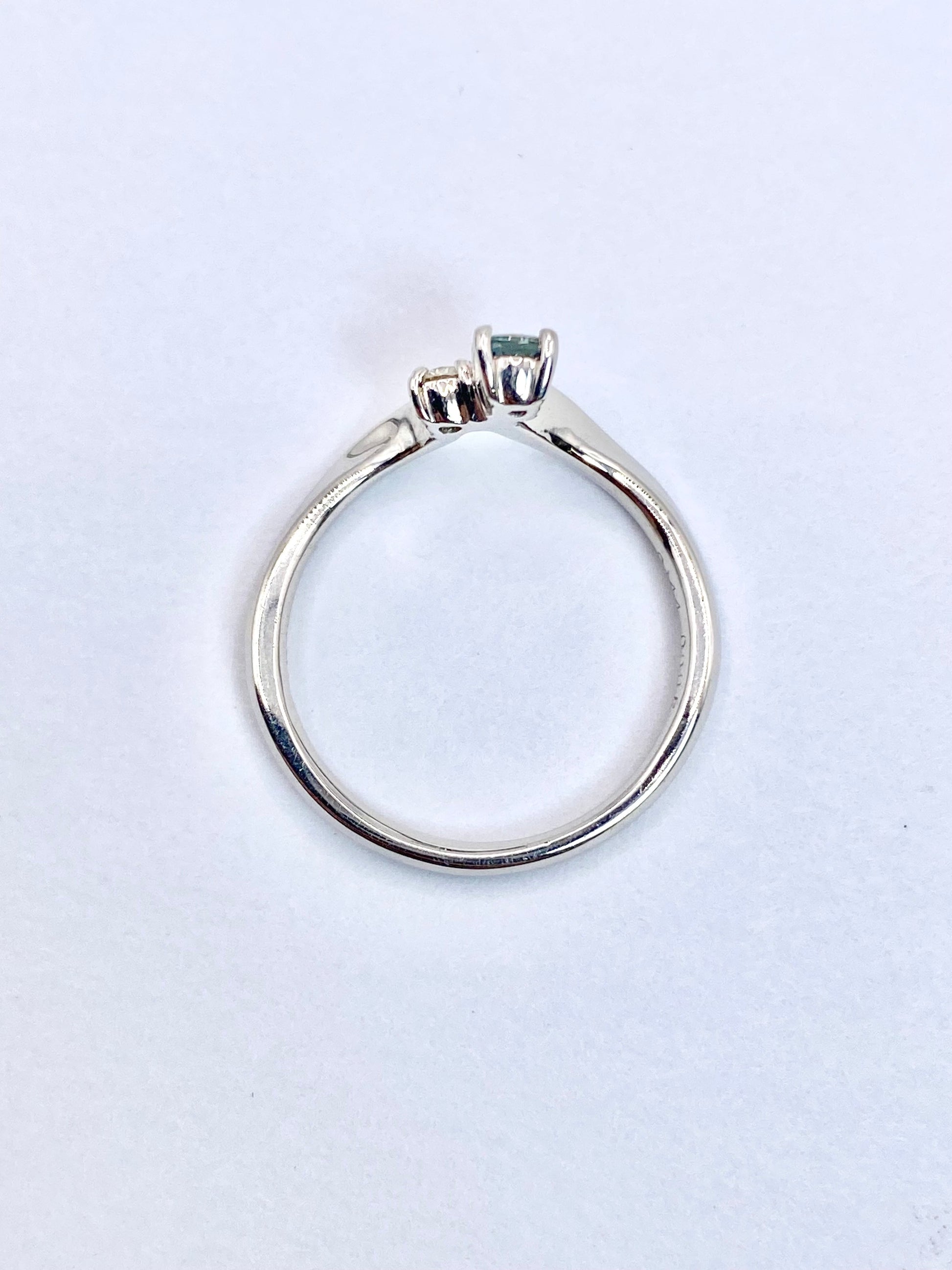 アレキサンドライト 0.144ct ダイヤモンド 0.05 Pt900 リング 10号リフレッシュメント新品仕上げ・補修・洗浄等済3日以内返品可※カード/キャリア決済の場合 13枚目