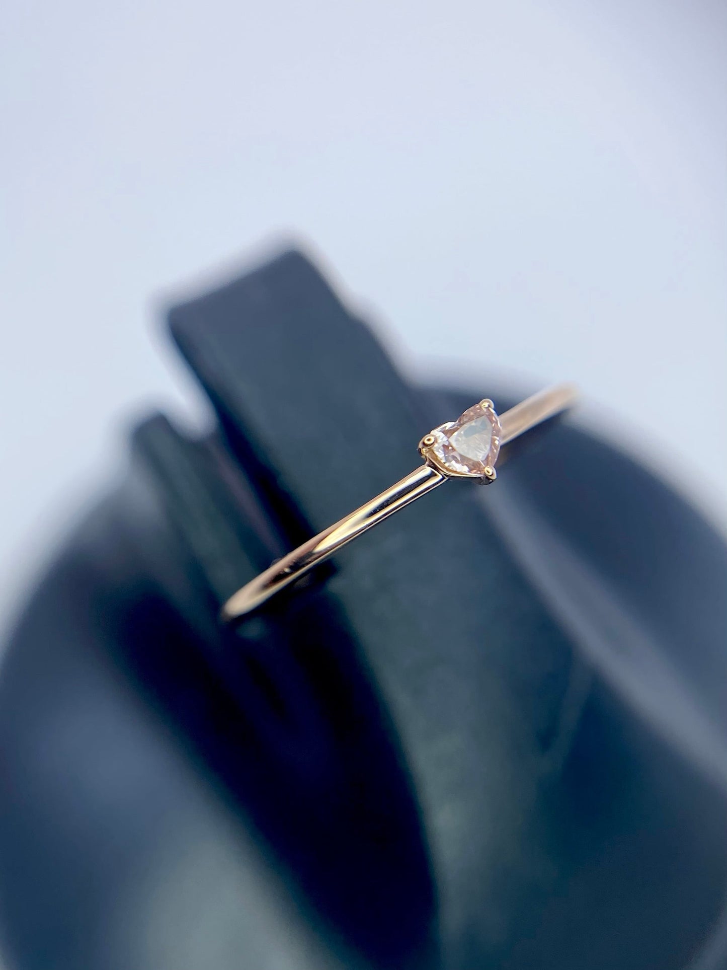FANCY BROWNISH ORANGY PINK ダイヤモンド 0.045ct K18PG リング 2号リフレッシュメント新品仕上げ・補修・洗浄等済3日以内返品可※カード/キャリア決済の場合 3枚目