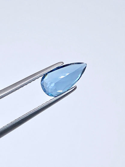 CGLソサンタマリア アクアマリン 1.023ct ルース 6枚目