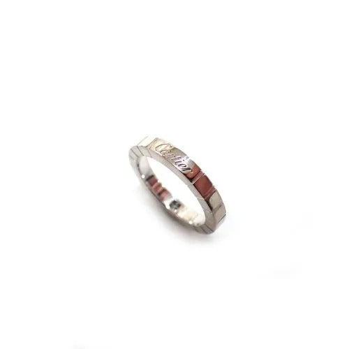 カルティエ Cartier 750 K18 WG ダイヤモンド 1P ラニエールリング 指輪 ジュエリー