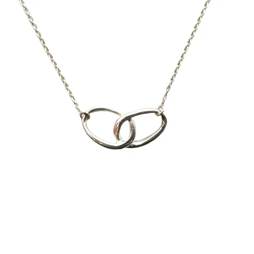 ティファニー TIFFANY&Co. スターリングシルバー SV925 ダブルループ スモール ネックレス ジュエリー