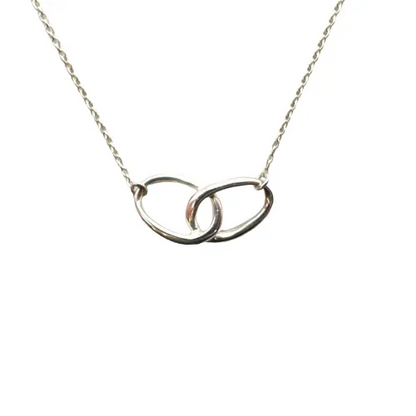 ティファニー TIFFANY&Co. スターリングシルバー SV925 ダブルループ スモール ネックレス ジュエリー