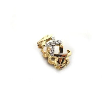 TIFFANY&Co. ティファニー 750 K18 PT950 ダイヤ 12P ラブ＆キス リング パロマピカソ  指輪 ジュエリー