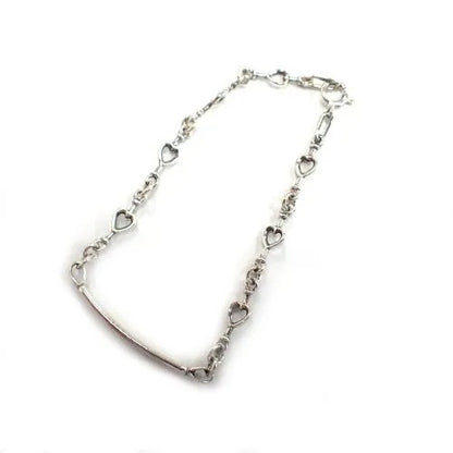 ティファニー Tiffany&Co. スターリングシルバー SV925 ハートリンク ID ブレスレット