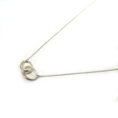 ティファニー TIFFANY&Co. スターリングシルバー SV925 ダブルループ スモール ネックレス ジュエリー