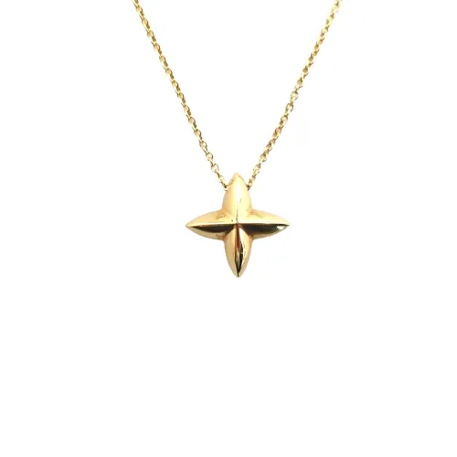ティファニー Tiffany&Co. 750 K18 2.8g シリウススター ネックレス