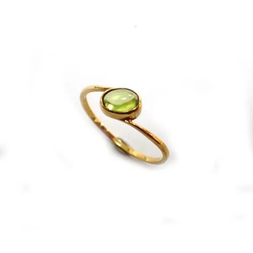 K18 ペリドット 0.33ct #13.5 オリジナル リング 指輪 ジュエリー