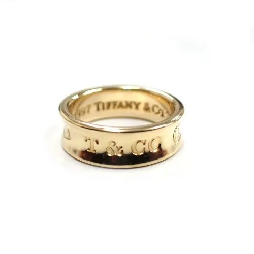 TIFFANY&Co. ティファニー 750 K18 1837 ナロー リング 1997 指輪 ジュエリー