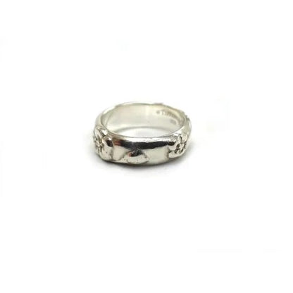 ティファニー TIFFANY&Co. スターリングシルバー SV925 フラワー リング 指輪 ジュエリー
