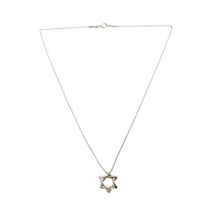 ティファニー TIFFANY&Co. スターリングシルバー SV925 スターオブダビデ ネックレス ジュエリー