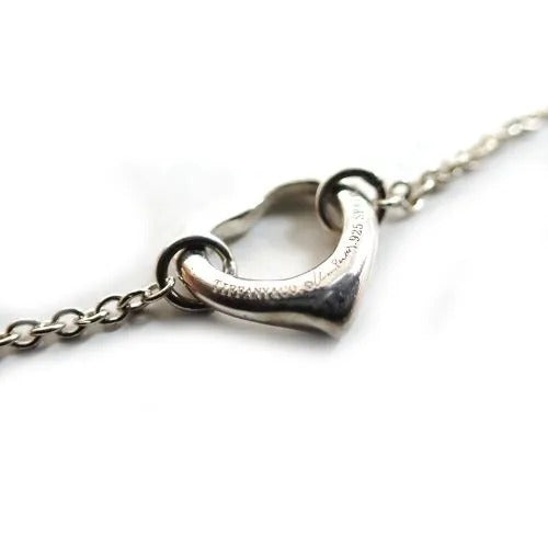 ティファニー Tiffany&Co. スターリングシルバー SV925 オープンハート 5P ブレスレット