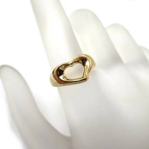 TIFFANY&Co. ティファニー 18K エルサ ペレッティ オープンハート リング 指輪 ジュエリー ヴィンテージ