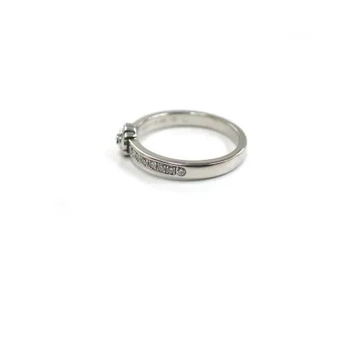 シャネル CHANEL Pt950 ダイヤ 17P カメリア リング 指輪 ジュエリー