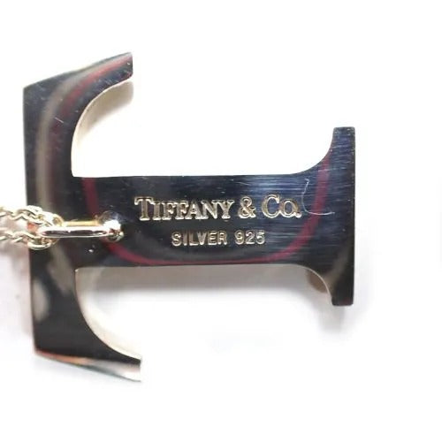 ティファニー Tiffany&Co. スターリングシルバー SV925 T ロゴ ネックレス