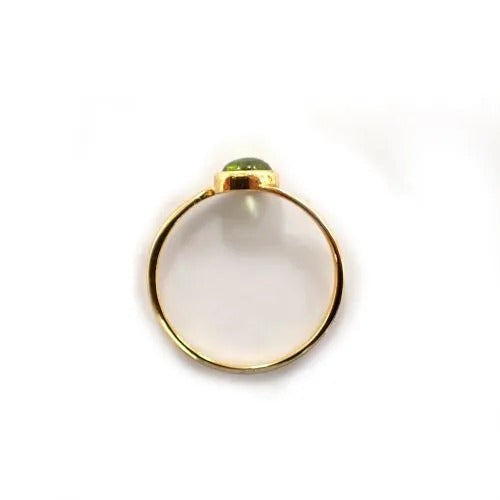 K18 ペリドット 0.33ct #13.5 オリジナル リング 指輪 ジュエリー