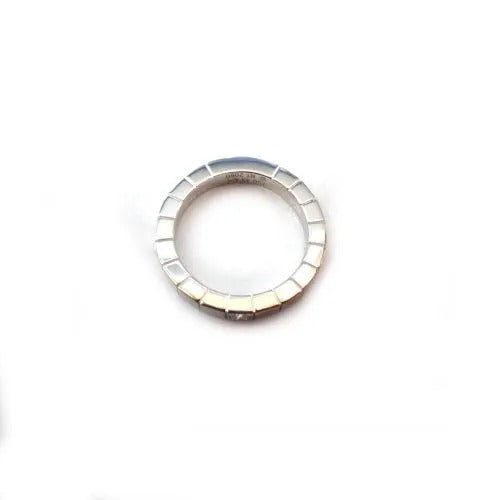 カルティエ Cartier 750 K18 WG ダイヤモンド 1P ラニエールリング 指輪 ジュエリー