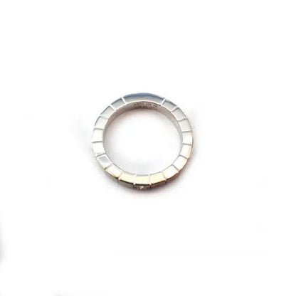 カルティエ Cartier 750 K18 WG ダイヤモンド 1P ラニエールリング 指輪 ジュエリー