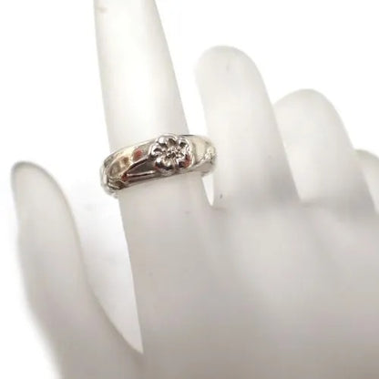 ティファニー TIFFANY&Co. スターリングシルバー SV925 フラワー リング 指輪 ジュエリー