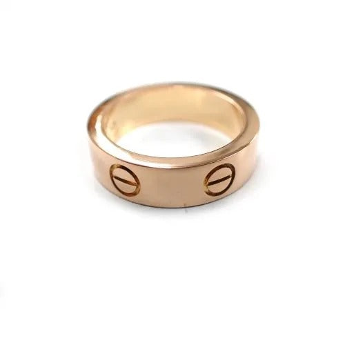 カルティエ Cartier 750 K18 PG ピンクサファイア 1P ラブリング 指輪 ジュエリー