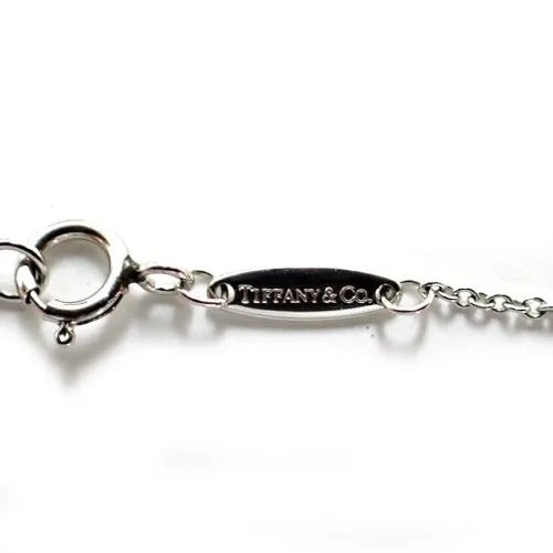 ティファニー Tiffany&Co. Pt950 2.5g エレサペレッティ バイザヤード ダイヤ 1P チェーン ネックレス