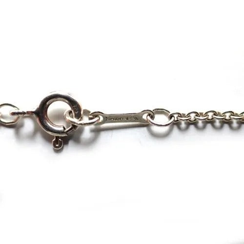 ティファニー Tiffany&Co. エレサペレッティ SV925 スターリングシルバー 5.4g オープンハート ミディアム ネックレス