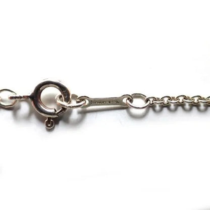 ティファニー Tiffany&Co. エレサペレッティ SV925 スターリングシルバー 5.4g オープンハート ミディアム ネックレス