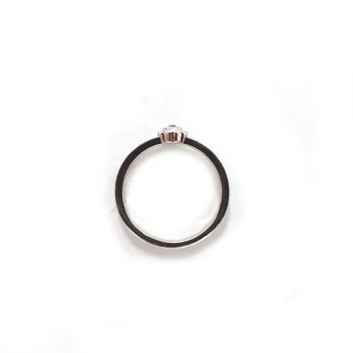 シャネル CHANEL Pt950 ダイヤ 17P カメリア リング 指輪 ジュエリー