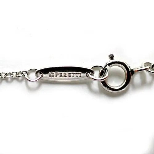 ティファニー Tiffany&Co. Pt950 2.5g エレサペレッティ バイザヤード ダイヤ 1P チェーン ネックレス