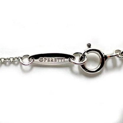 ティファニー Tiffany&Co. Pt950 2.5g エレサペレッティ バイザヤード ダイヤ 1P チェーン ネックレス