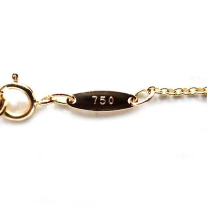 ティファニー Tiffany&Co. 750 K18 PG 2.2g エレサペレッティ バイザヤード ダイヤ 1P チェーン ネックレス