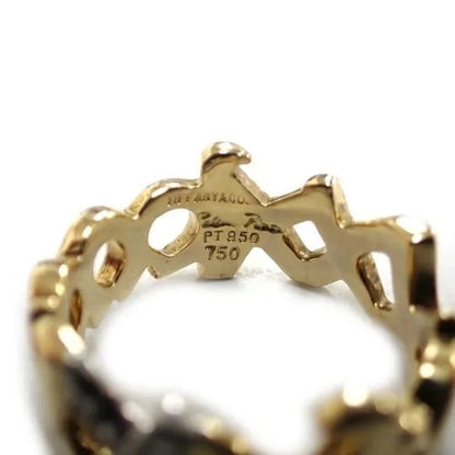 TIFFANY&Co. ティファニー 750 K18 PT950 ダイヤ 12P ラブ＆キス リング パロマピカソ  指輪 ジュエリー