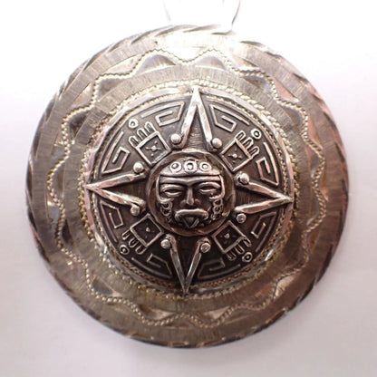 mexican-silver-aztec-calendar-necklace-3